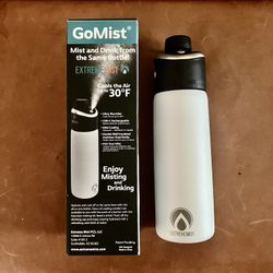 New Never Used Misting and Drinking  Stainless Steel Water bottle, new $69