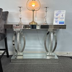 Glass Console Table Entry Table $350