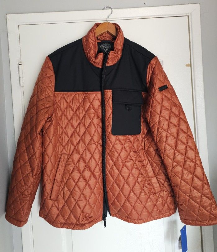 Men\'s Vince Camuto Jacket Orange XL 