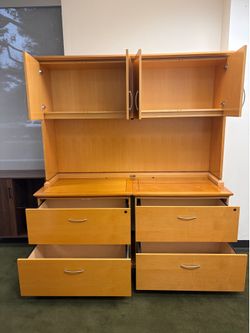Office filling cabinet credenza
