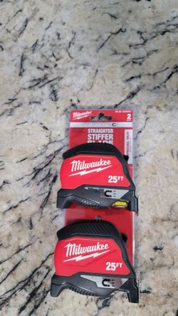 Milwaukee 25ft Magnetic Tape Measure 2-Pack