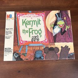 Vintage 1980 Kermit The Frog card Game