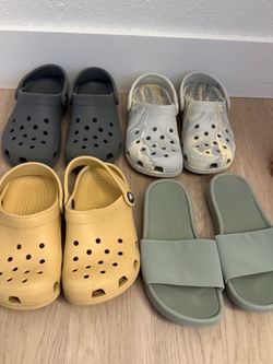 Kids Crocs & target slides