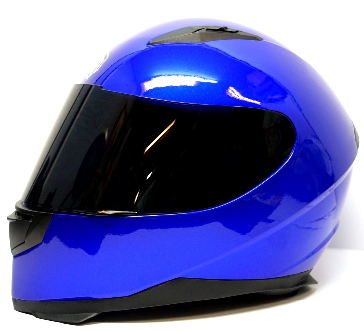 ILM Mask 2 Visors Full Face Motorcycle Helmet Street Bike DOT Blue size XL