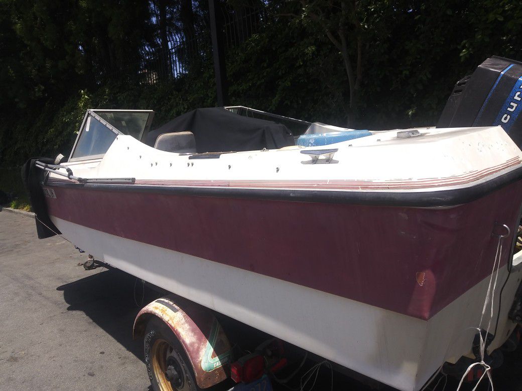 15F boat with trailer no paper work