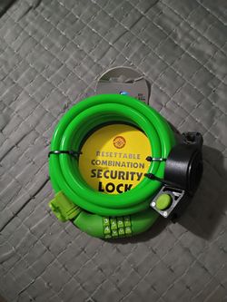 New Bike/Scooter Chain Lock security resettable combination 6ft