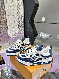 LV Skate Sneaker Marine Navy Blue Low Top - Size [8.5]