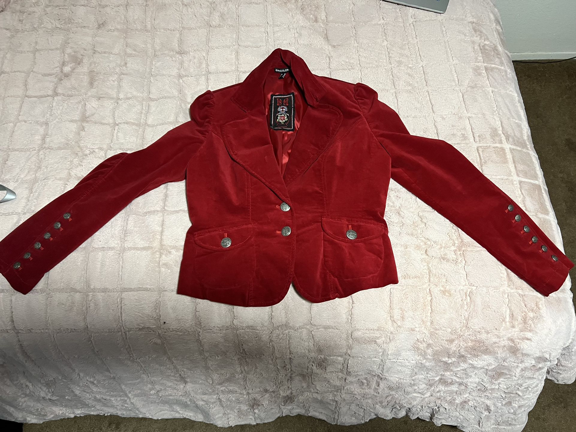 Red Velvet Jacket 