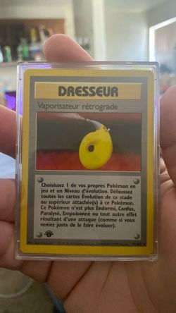 Pokémon Card Vaporisateur Rétrograde French 77/102
