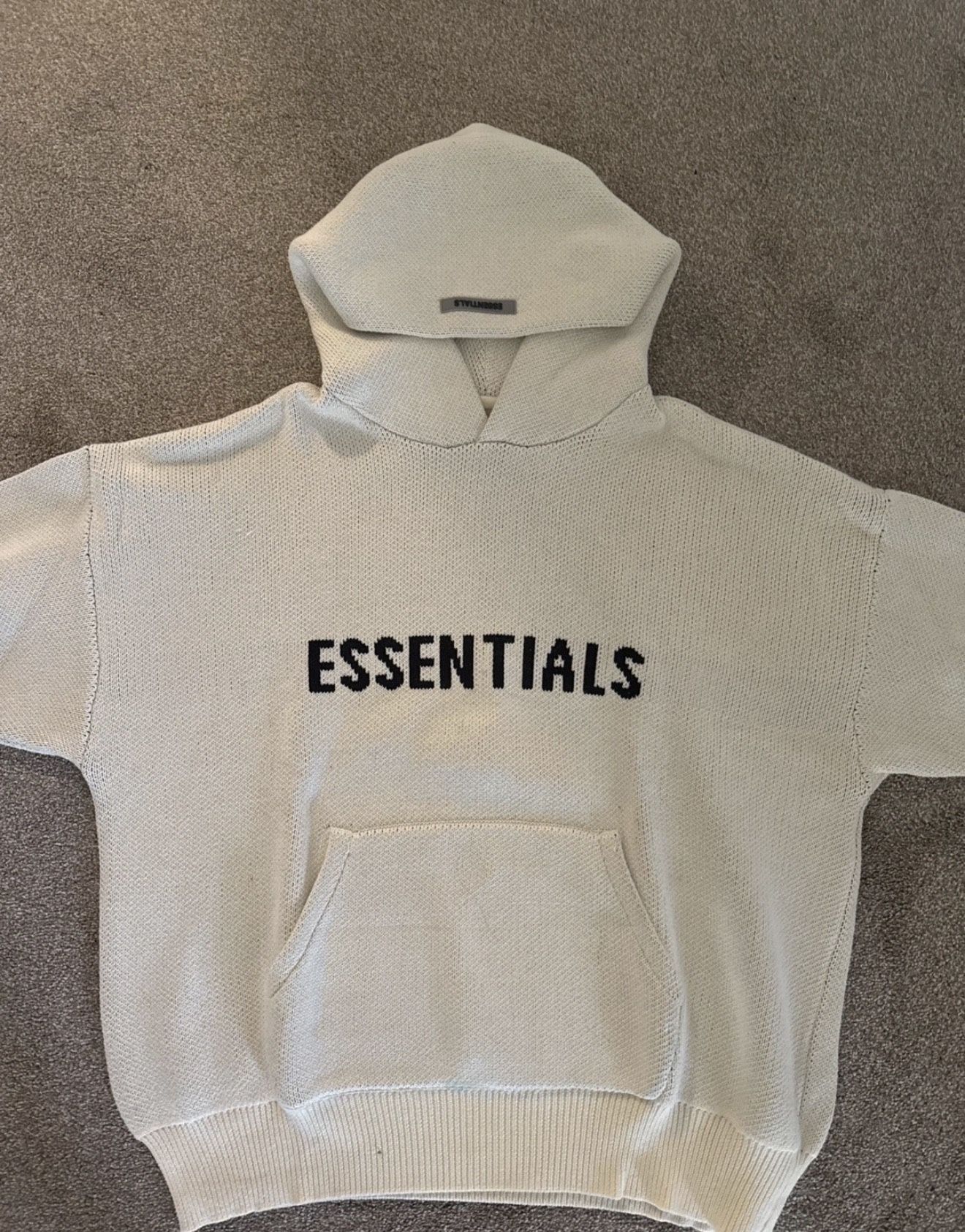 Essentials Knit Hoodie Size Large