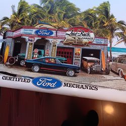 Ford Garage Canvas Sign