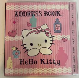 Vintage 1976, 2007 Hello kitty address book