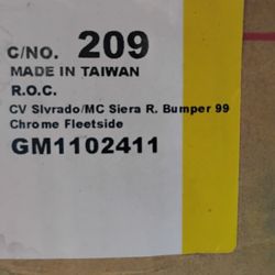 Rear Bumper GMC Sierra O Silverado 99-06