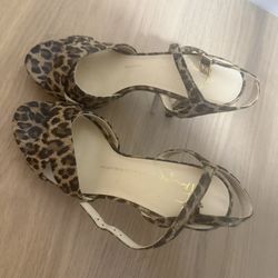 Franco Sarto Cheetah Platform Heels 