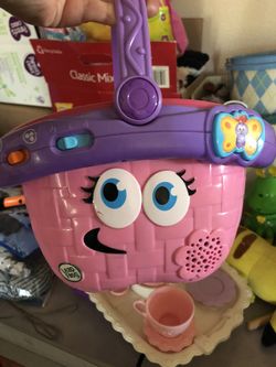 Talk & sing picnic basket toy