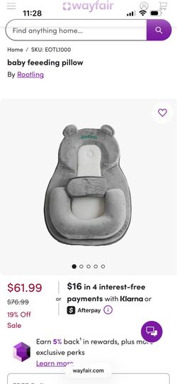 Baby feeding pillow/lounger
