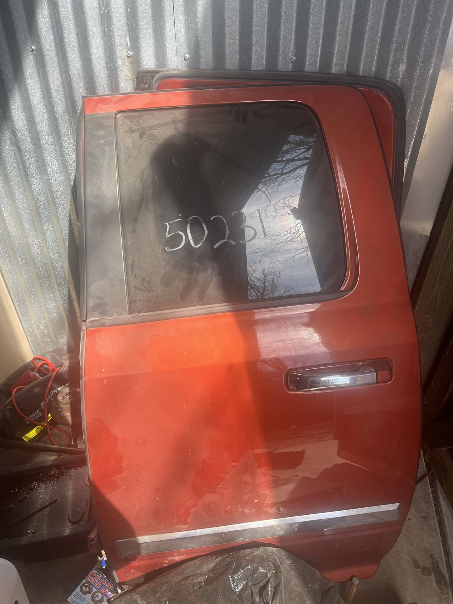 2009 Ram 1500 Sunburst Orange Rear Full Cab Doors (both Left and Right)