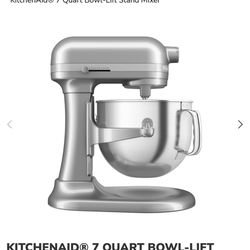KITCHENAID® 7 QUART BOWL-LIFT STAND MIXER - CONTOUR SILVER