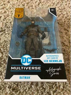 Mcfarlane DC Universe Batman Noel Lee Bermejo Autograph Series