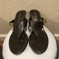 Tommy Hilfiger Brown Thong Sandals