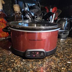 Hamilton Beach slow cooker 7 qrts