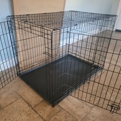 Brand New In Box Not A RETURNED ITEM! 2 Door Xl'xxl Dog Crate & Tray Up To 90lba Foldable Dog Cage Portable Animal Kennel Jaulas / Beds Available 