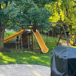 Backyard Playground and Swing Set