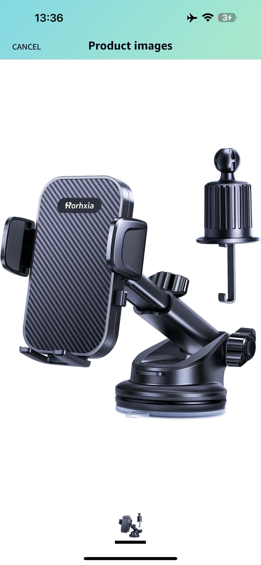 Car Phone Mount Purple