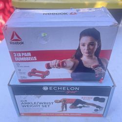 Echelon Ankle and Wrist Weights, 8lb Set with 30 Day Free