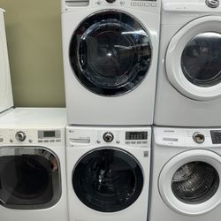 LG XL CAPACITY ELECTRIC WASHER & DRYER