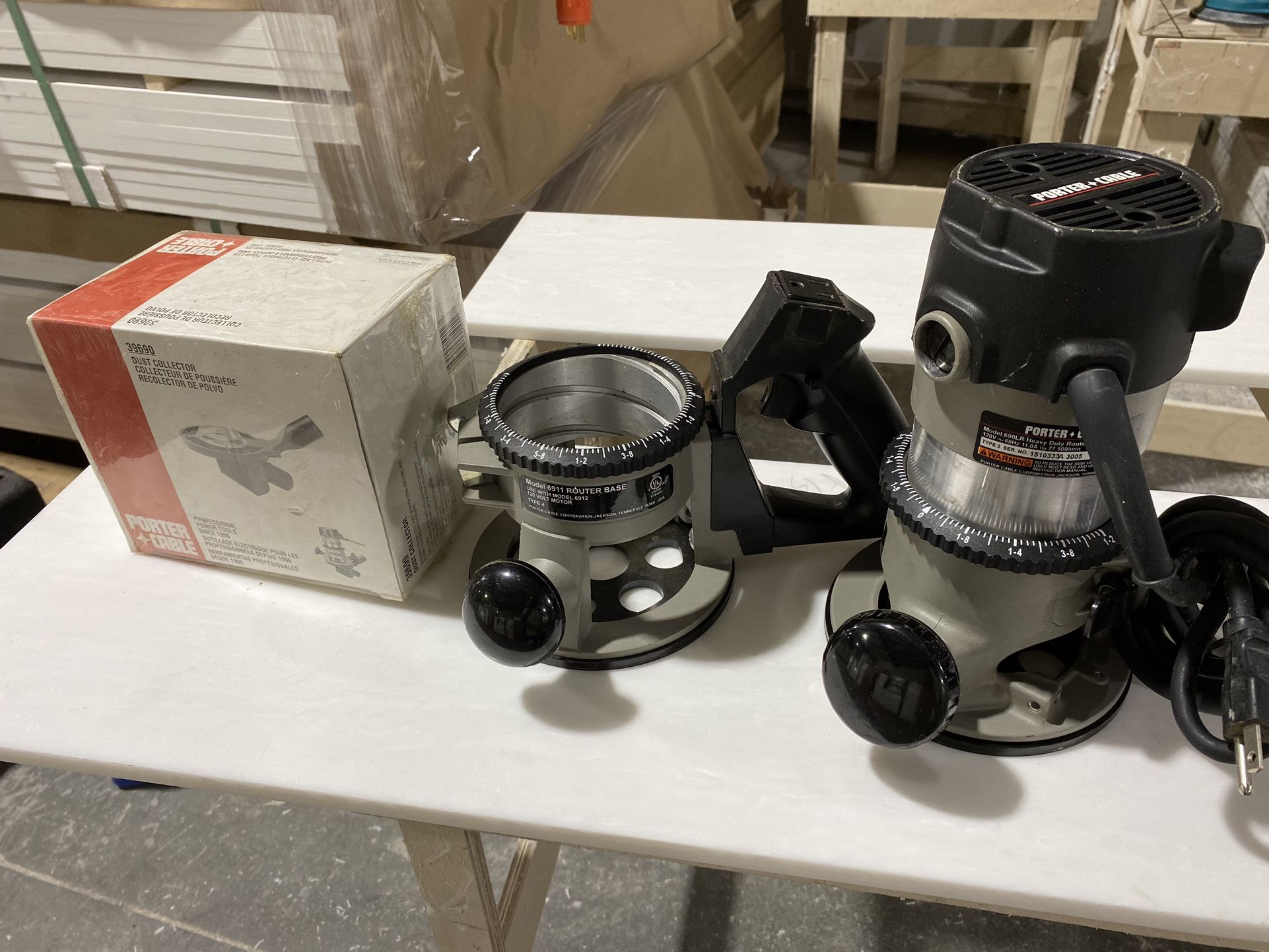 Porter Cable. Router Set