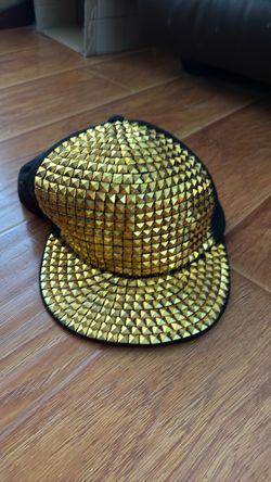 Gold bling hat