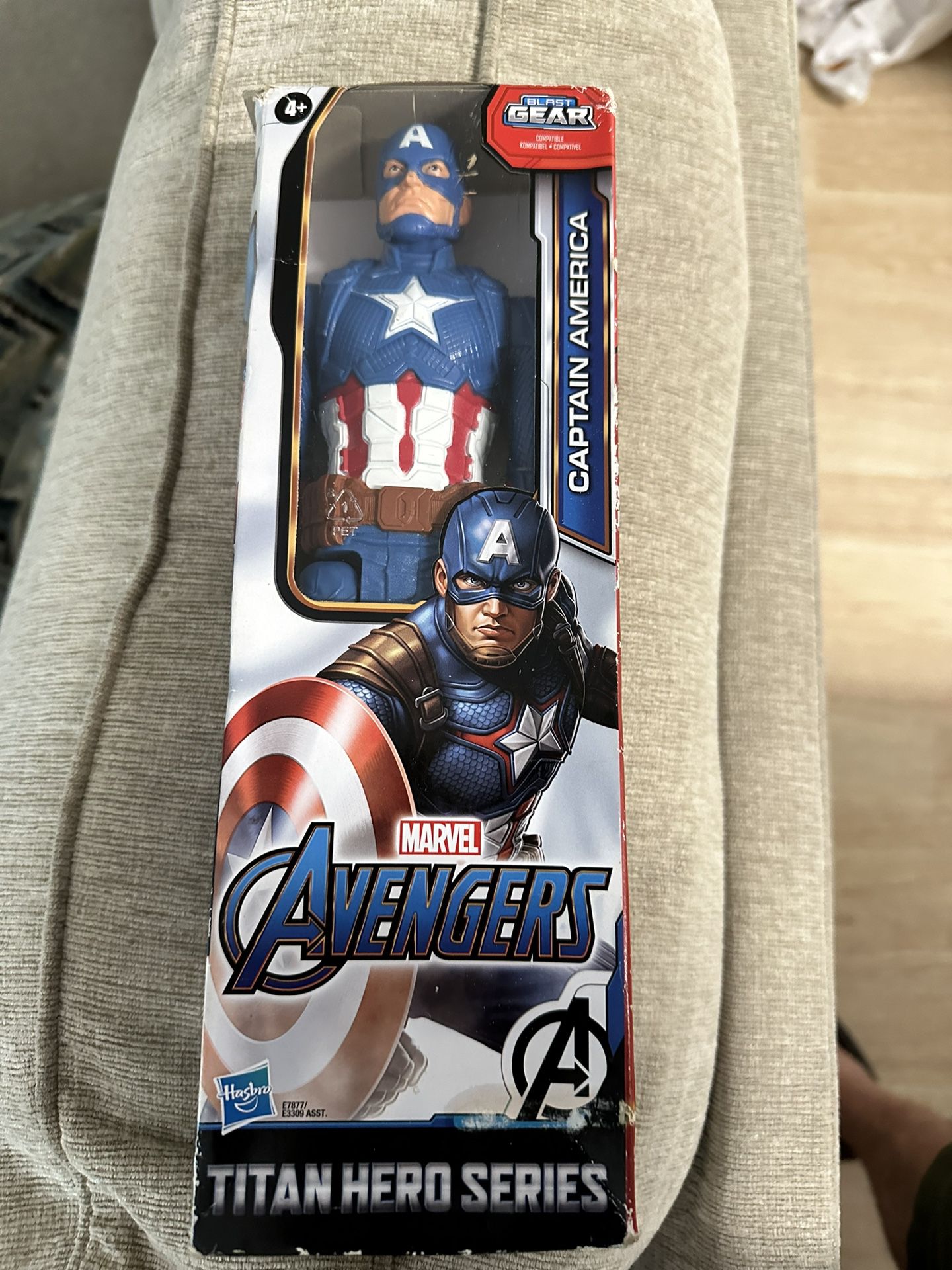 Marvel Avengers  Titan Hero Series  Captain America  Action Figure - 12 Inch Toy