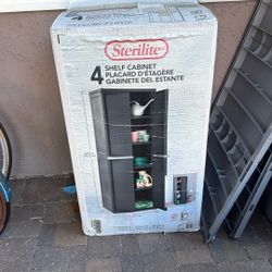 Sterilite 4 Shelf Cabinet