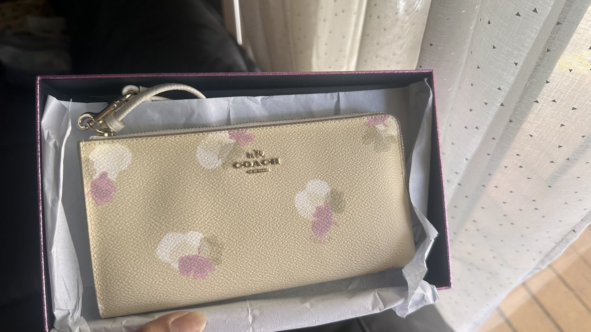 Coach Wallet Wristlet Floral New