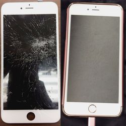 Cracked iphone