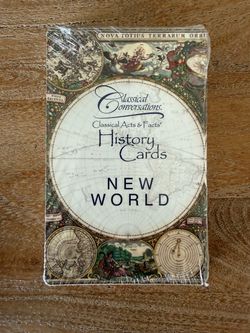 Classical Conversations History Cards- New World