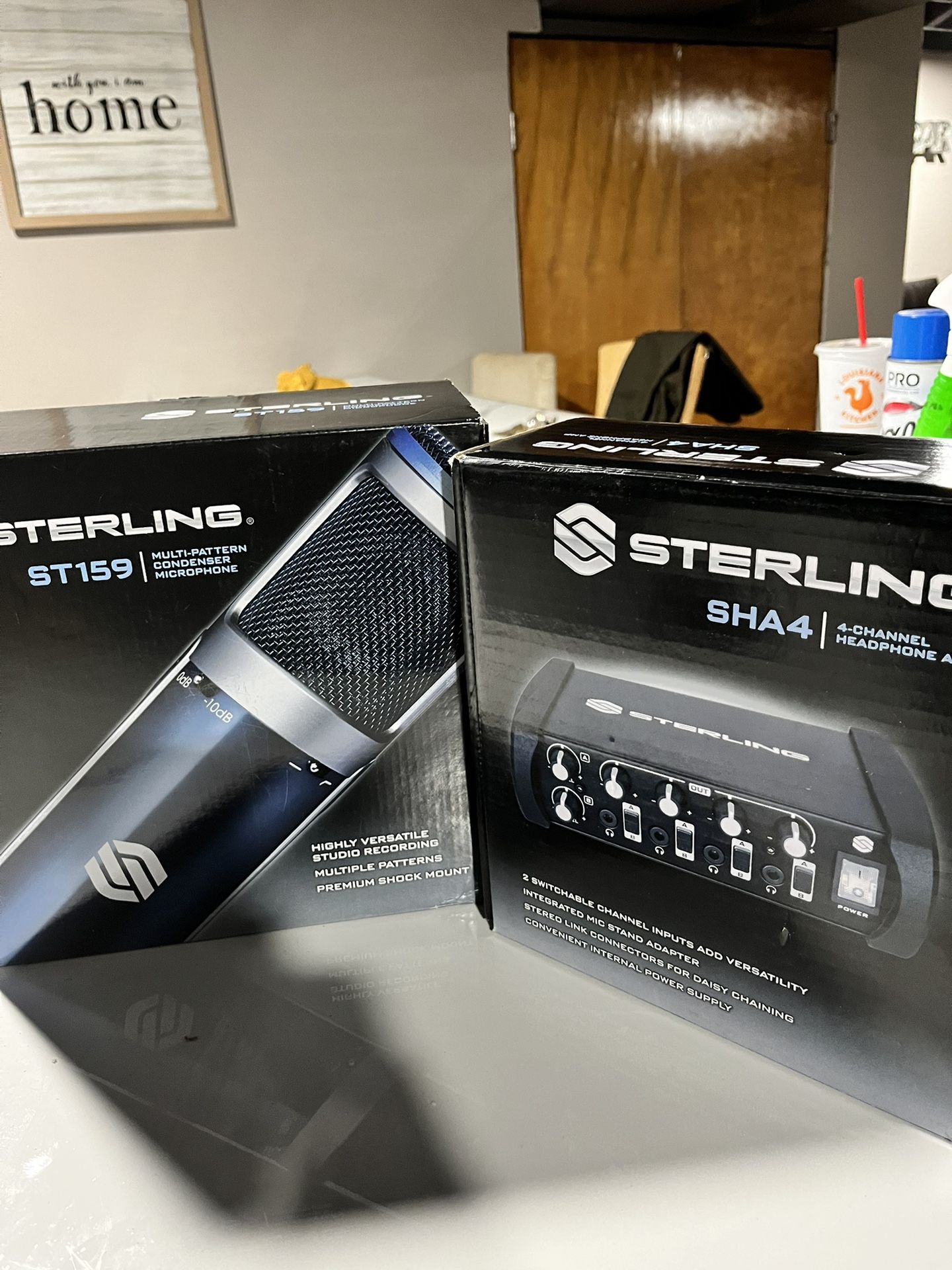 Brand New Studio Mic And 4 Ch. Headphone Audio Interface