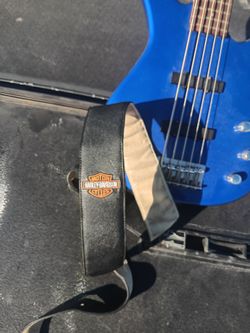 HARLEY Davidson leather guitar strap