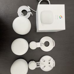 Google Nest Wifi 3 Pack - Snow ( 1 Router + 2 Points)