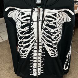 Skeleton Zip-up Hoodie