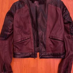 Joes Jeans Leather Jacket 