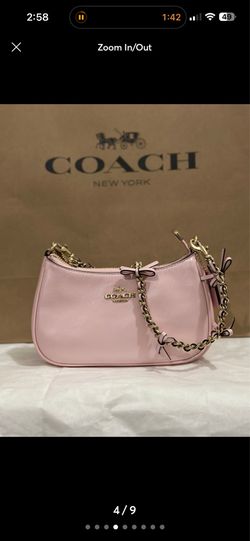 Coach pink shoulder bag