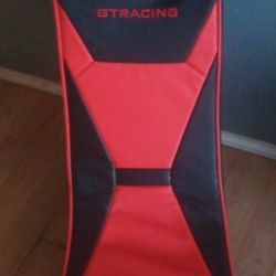 GTRACING Faux Leather Floor Rocker Video Gaming Chair, Red price is firm