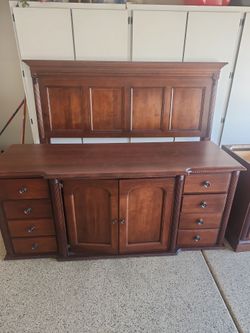 Armoire with Headboard