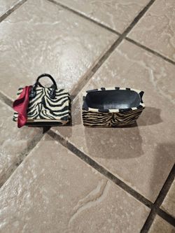 Zebra Print Decorative Box Set