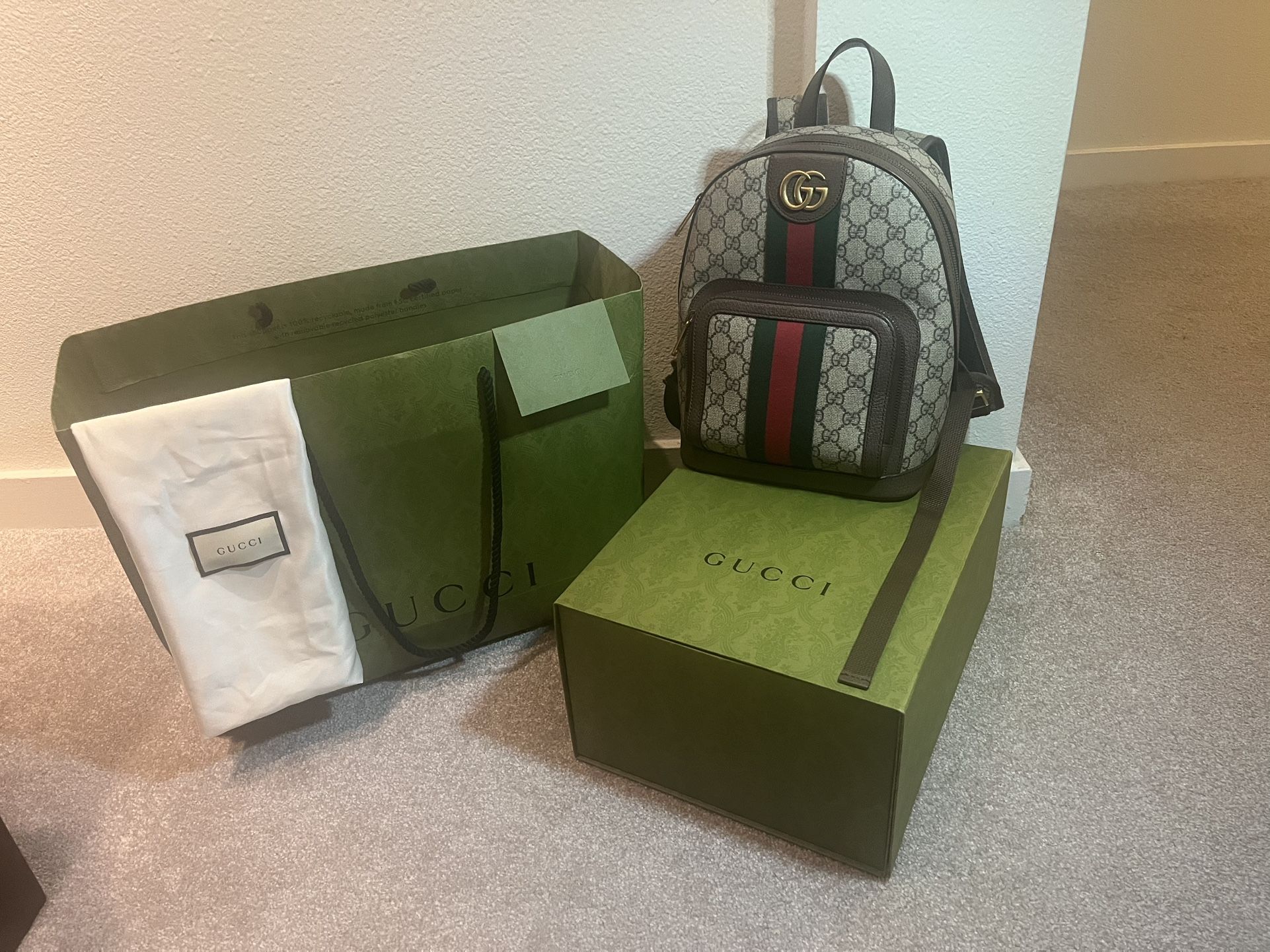 Brand New Gucci Bag ! In Box Receipts & Auth & All