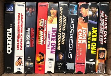 10 Jackie Chan vhs movie lot