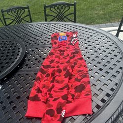 red bape hoodie (BEST OFFER)