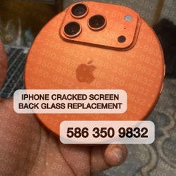 iPhone 17 Replacement Cracked Screen 16 Pro Max Back Glass